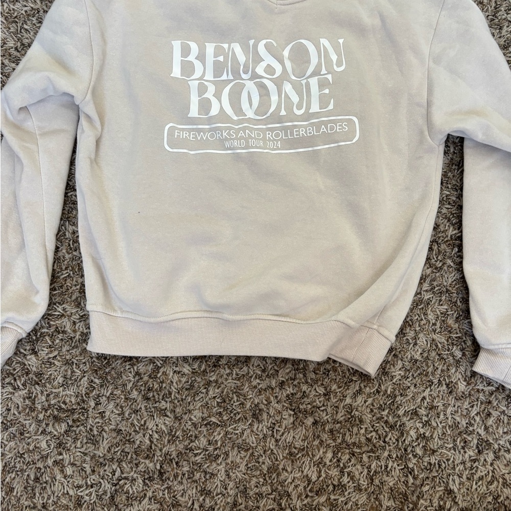 Cream Benson Boone Sweatshirt